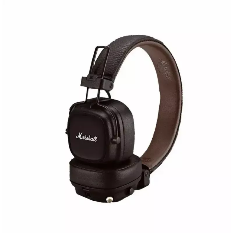 Ausinės MARSHALL Major V — ant ausų uždedamos Bluetooth 5.3, 100 val. baterija, USB-C, 3,5 mm, 32 Ω, 40 mm tvarkyklės, bronzinės