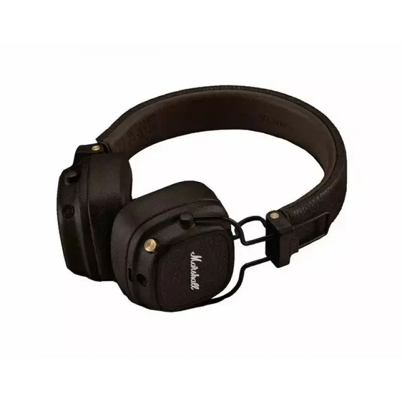 Ausinės MARSHALL Major V — ant ausų uždedamos Bluetooth 5.3, 100 val. baterija, USB-C, 3,5 mm, 32 Ω, 40 mm tvarkyklės, bronzinės