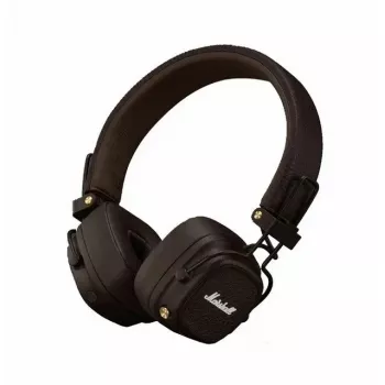 Ausinės MARSHALL Major V — ant ausų uždedamos Bluetooth 5.3, 100 val. baterija, USB-C, 3,5 mm, 32 Ω, 40 mm tvarkyklės, bronzinės