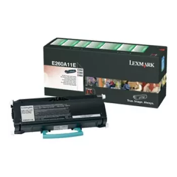 Tonerio kasetė Lexmark E260A11E 3000 puslapių juoda