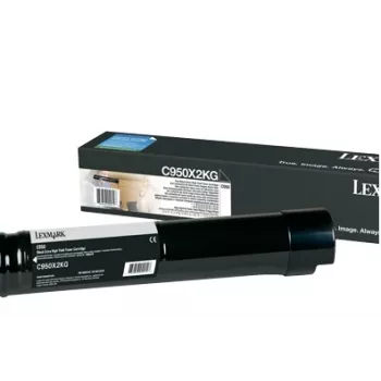Lexmark C950X2KG rašalo kasetė, juoda, 15000 psl.