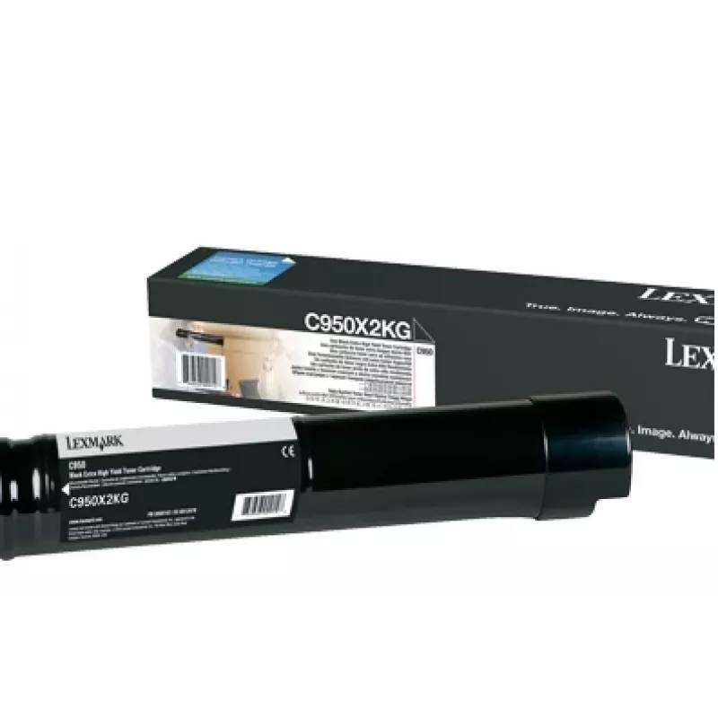 Lexmark C950X2KG rašalo kasetė, juoda, 15000 psl.