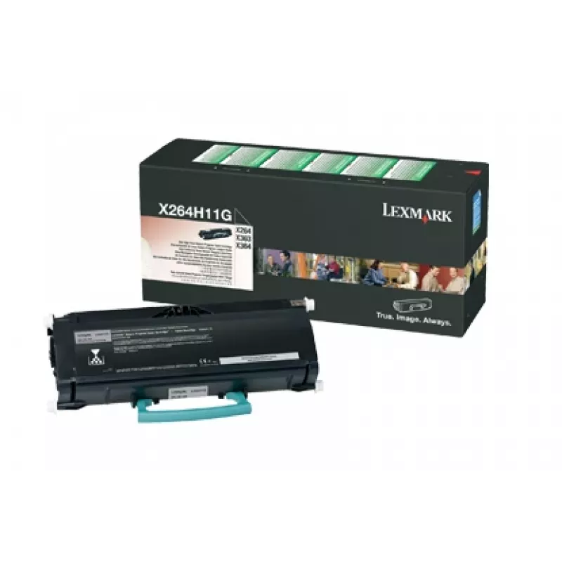 Lexmark kasetė juoda X264H11G 3000 puslapių
