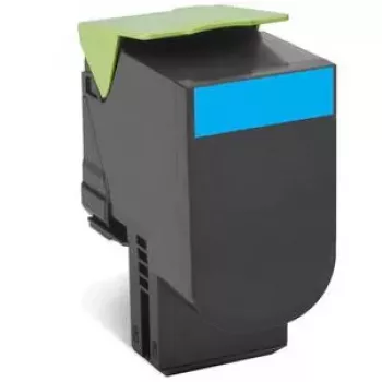 Lexmark 80C2HCE kasetė, 3000 puslapių, žalsvai mėlyna