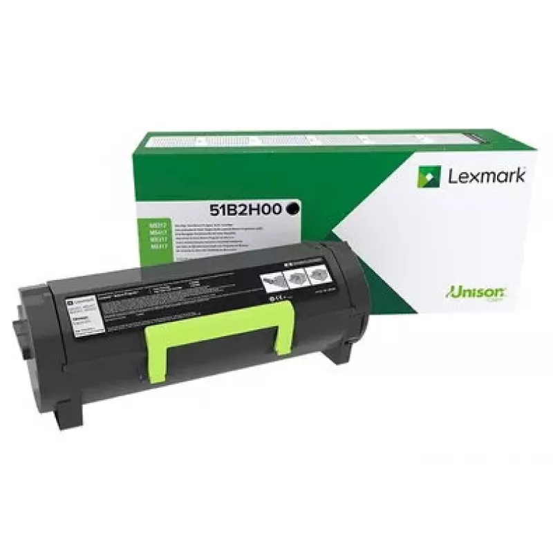 tonerio kasetė Lexmark 51B2H00 1500 puslapių Juoda