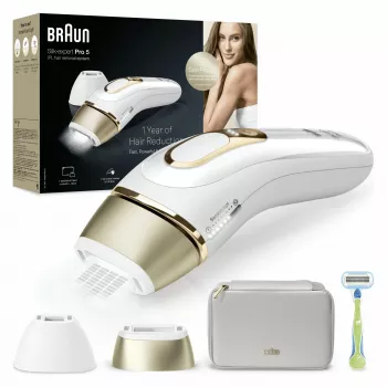 Braun PL5152 intensyvios impulsinės šviesos (IPL) auksinės, baltos spalvos