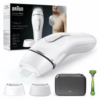 Epiliatorius Braun Silk-expert Pro PL5145 Intensyvi impulsinė šviesa IPL balta
