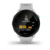 Išmanusis laikrodis GARMIN Forerunner 55 — 42 mm apvalus sportinis laikrodis, GPS/GLONASS/Galileo, 14 dienų baterija, 5 ATM, silikoninis baltas dirželis