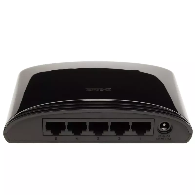 D-Link DES-1005D Nevaldomas Fast Ethernet (10/100) Juodas
