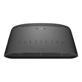 D-Link DGS-1008D/E tinklo jungiklis Nevaldomas Gigabit Ethernet (10/100/1000) Baltas