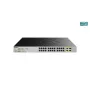 D-Link 24 prievadų stacionarus Gigabit nevaldomas PoE komutatorius su 2 x 100/1000Mbps kombinuotais prievadais