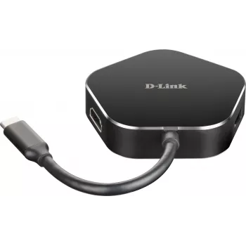 D-Link 4-in-1 USB-C Hub su HDMI ir Power Delivery