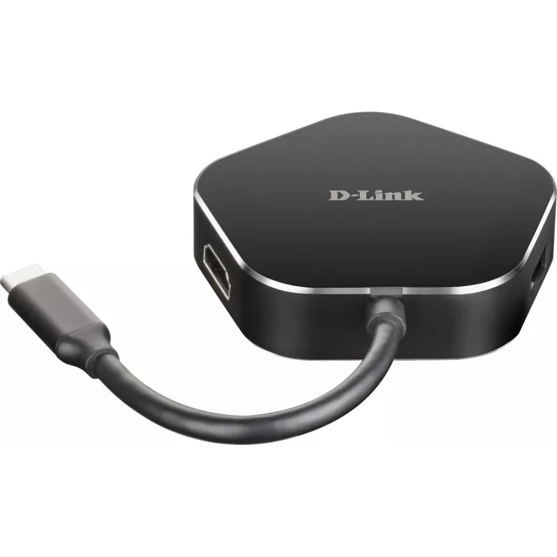 D-Link 4-in-1 USB-C Hub su HDMI ir Power Delivery