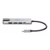 D-Link 5-in-1 USB-C Hub su HDMI/Ethernet ir Power Delivery