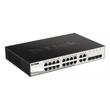 D-Link DGS-1210-20 valdomas L2 gigabitinis eternetas (10/100/1000) 1U juoda