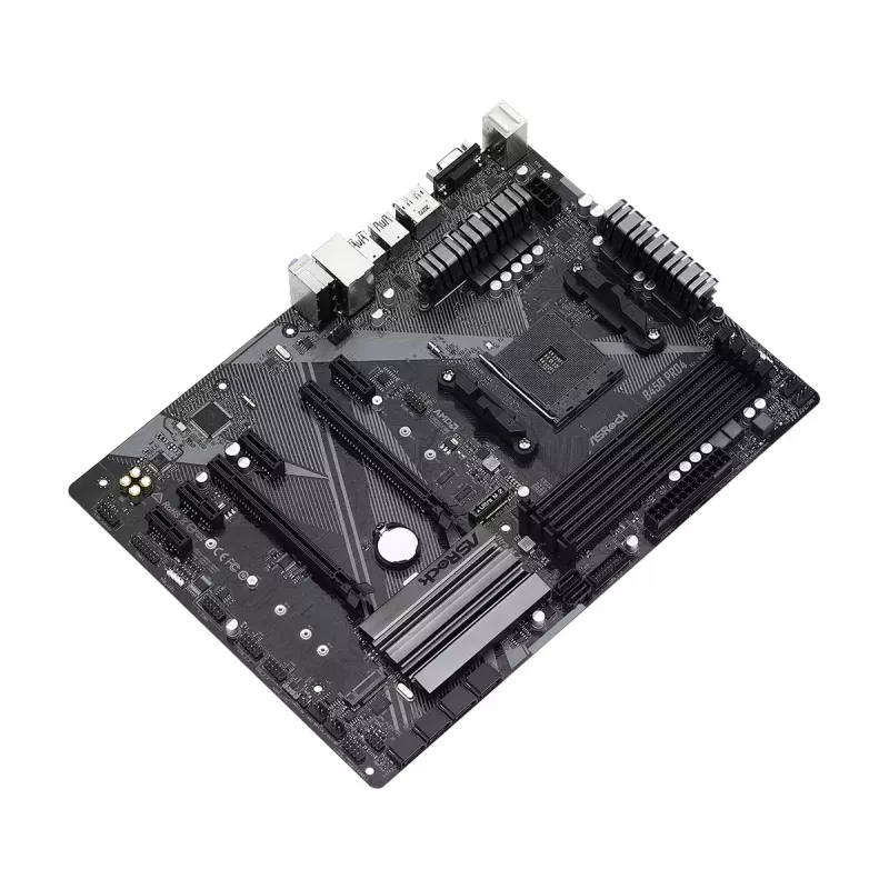 Motininė plokštė ASRock B450 PRO4 R2.0 AMD B450 Socket AM4 ATX