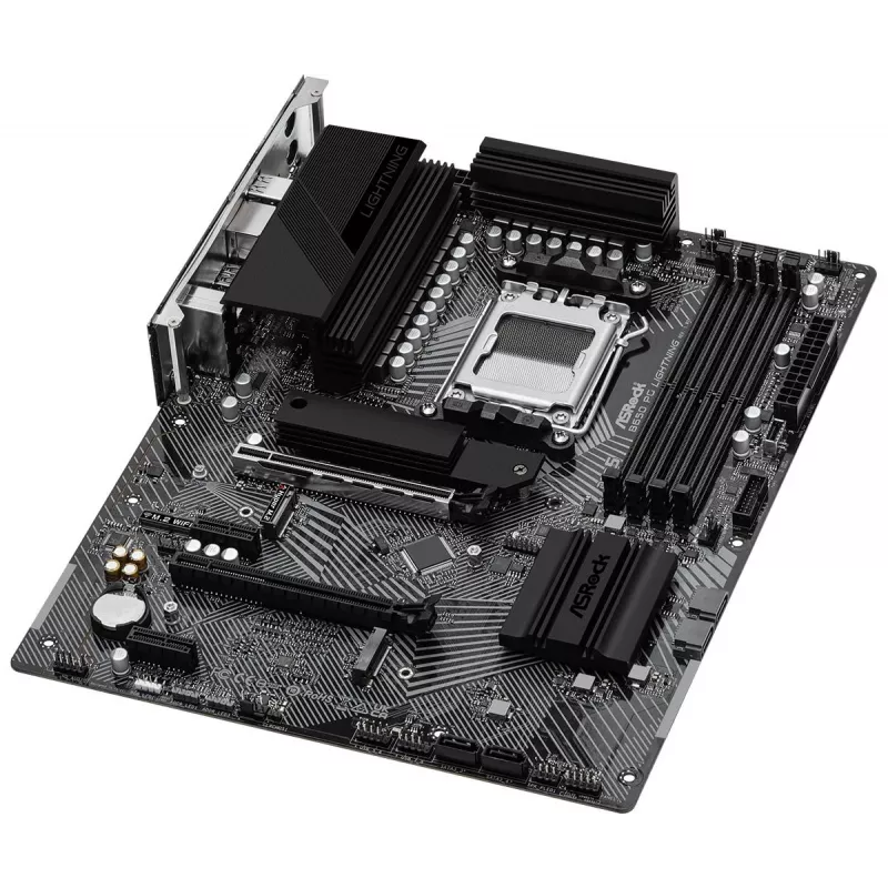 ASRock pagrindinė plokštė B650 PG Lightning AM5 AMD B650 USB 3.2 SATA 3 7.1ch HD Audio ATX