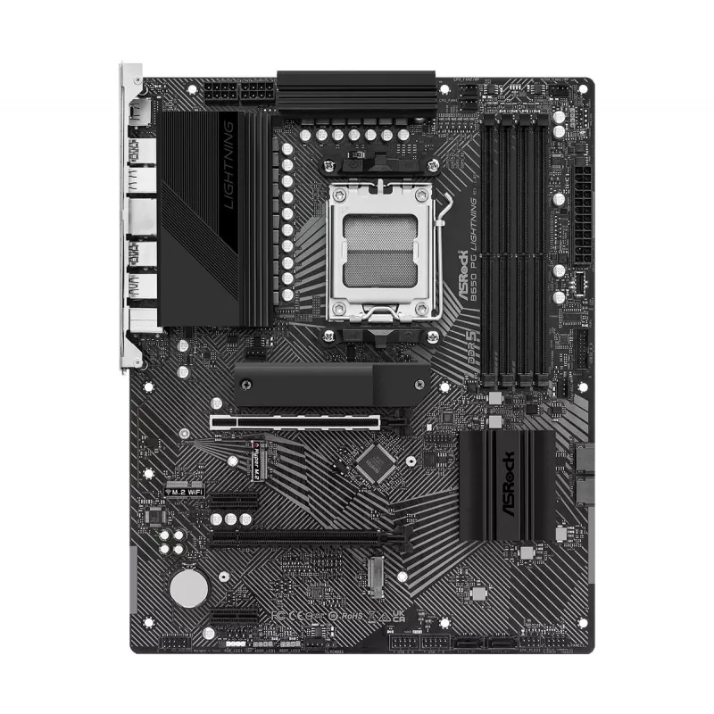 ASRock pagrindinė plokštė B650 PG Lightning AM5 AMD B650 USB 3.2 SATA 3 7.1ch HD Audio ATX