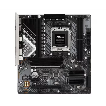 Motininė plokštė ASRock B650M-HDV/M.2 micro ATX — AMD B650, Socket AM5, DDR5, 2 atminties lizdai, 64GB, M.2 ir SATA III