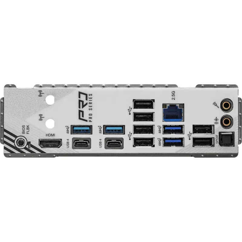 Motininė plokštė ASRock X870 PRO RS ATX, skirta AMD Socket AM5, DDR5, 4x DIMM, 256GB, PCIe Gen5 M.2, 2.5Gb LAN
