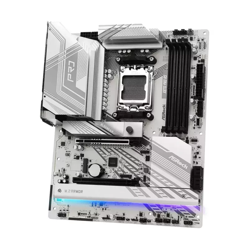 Motininė plokštė ASRock X870 PRO RS ATX, skirta AMD Socket AM5, DDR5, 4x DIMM, 256GB, PCIe Gen5 M.2, 2.5Gb LAN