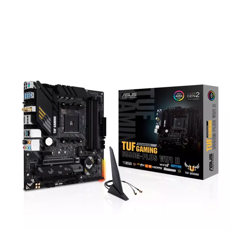 Motininė plokštė ASUS TUF GAMING B550M-PLUS WIFI II AMD B550 lizdas AM4 micro ATX