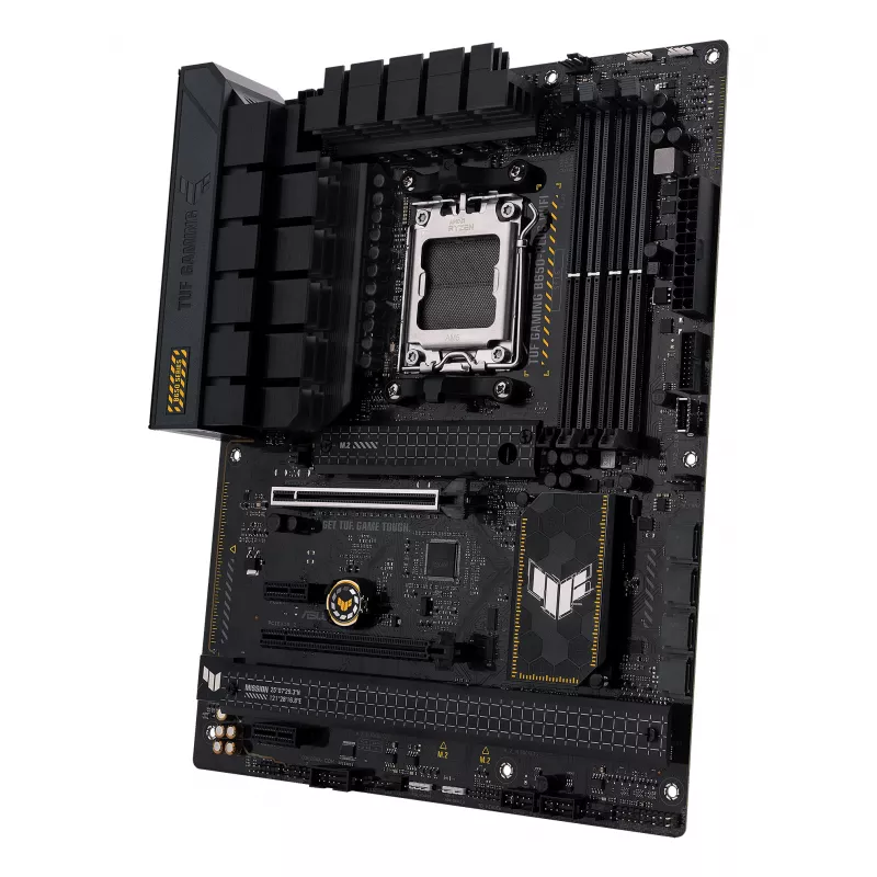 Motininė plokštė ASUS TUF GAMING B650-PLUS WIFI — AMD B650, Socket AM5, ATX, DDR5, 4 DIMM, Wi‑Fi 6, 2.5Gb LAN, 3x M.2