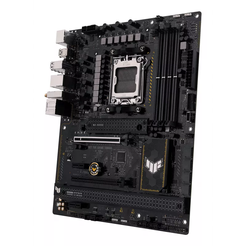 Motininė plokštė ASUS TUF GAMING B650-PLUS WIFI — AMD B650, Socket AM5, ATX, DDR5, 4 DIMM, Wi‑Fi 6, 2.5Gb LAN, 3x M.2