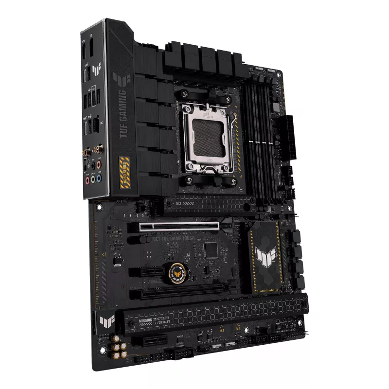 Motininė plokštė ASUS TUF GAMING B650-PLUS WIFI — AMD B650, Socket AM5, ATX, DDR5, 4 DIMM, Wi‑Fi 6, 2.5Gb LAN, 3x M.2
