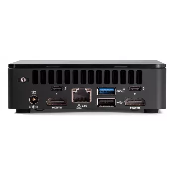 Mini PC barebone ASUS NUC 12 Pro plonas Kit RNUC12WSKI700002I — Intel Core i7-1260P, palaiko 64 GB DDR4, 2x M.2 SSD, Wi‑Fi 6E, Thunderbolt 4