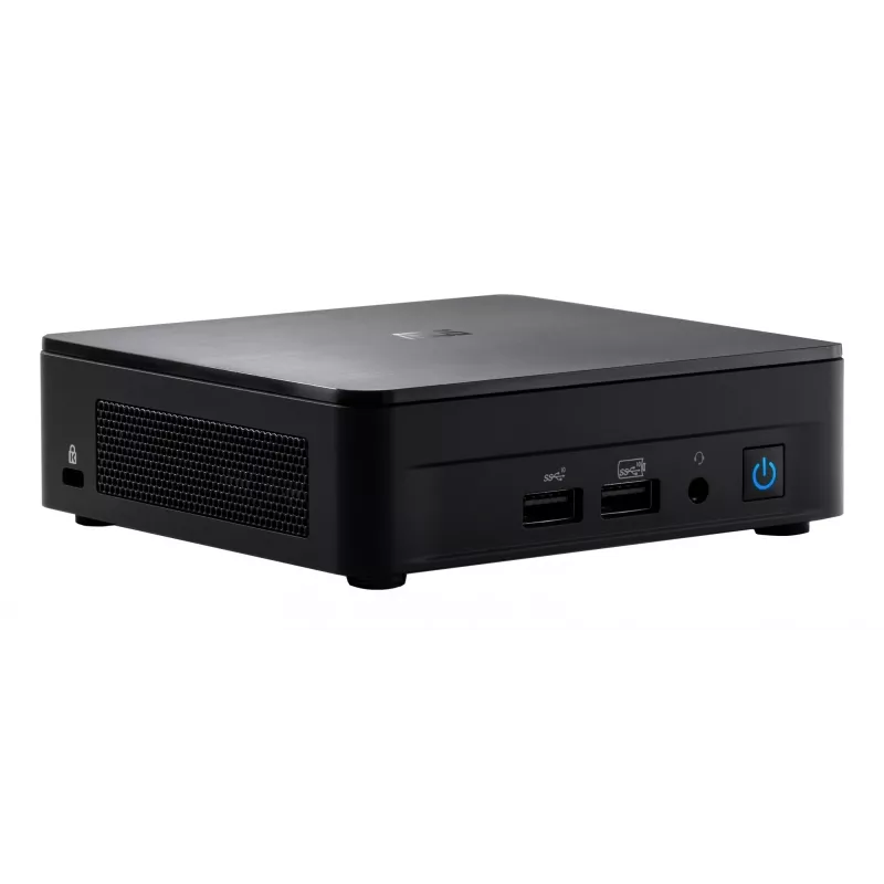 Mini PC barebone ASUS NUC 12 Pro Slim Kit RNUC12WSKI700002I — Intel Core i7-1260P, palaiko 64 GB DDR4, 2x M.2 SSD, Wi‑Fi 6E, Thunderbolt 4