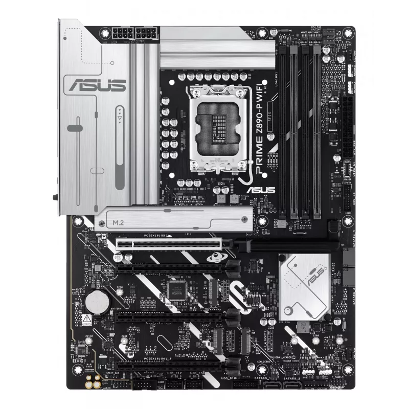 Motininė plokštė ASUS PRIME Z890‑P WIFI Intel Z890 LGA 1851 ATX, DDR5, 4x DIMM, 4x M.2, Wi‑Fi 7, 2.5Gb LAN