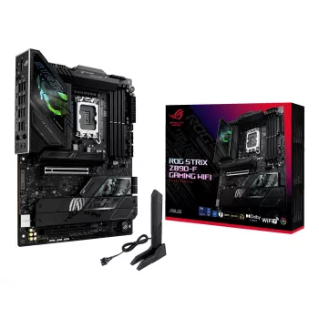 Motininė plokštė ASUS ROG STRIX Z890-F GAMING WIFI — Intel Z890, LGA 1851, ATX, DDR5, 4x DIMM, 192GB, Wi‑Fi 7, Bluetooth 5.4