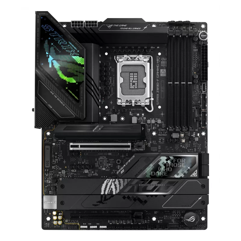 Motininė plokštė ASUS ROG STRIX Z890-F GAMING WIFI — Intel Z890, LGA 1851, ATX, DDR5, 4x DIMM, 192GB, Wi‑Fi 7, Bluetooth 5.4