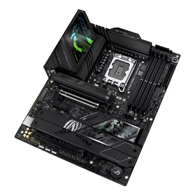 Motininė plokštė ASUS ROG STRIX Z890-F GAMING WIFI — Intel Z890, LGA 1851, ATX, DDR5, 4x DIMM, 192GB, Wi‑Fi 7, Bluetooth 5.4