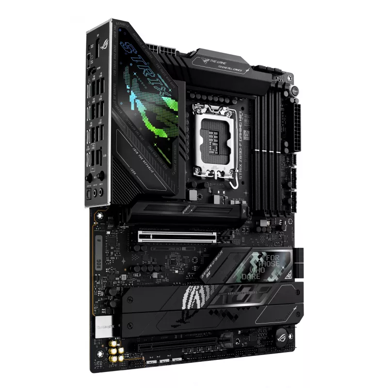 Motininė plokštė ASUS ROG STRIX Z890-F GAMING WIFI — Intel Z890, LGA 1851, ATX, DDR5, 4x DIMM, 192GB, Wi‑Fi 7, Bluetooth 5.4