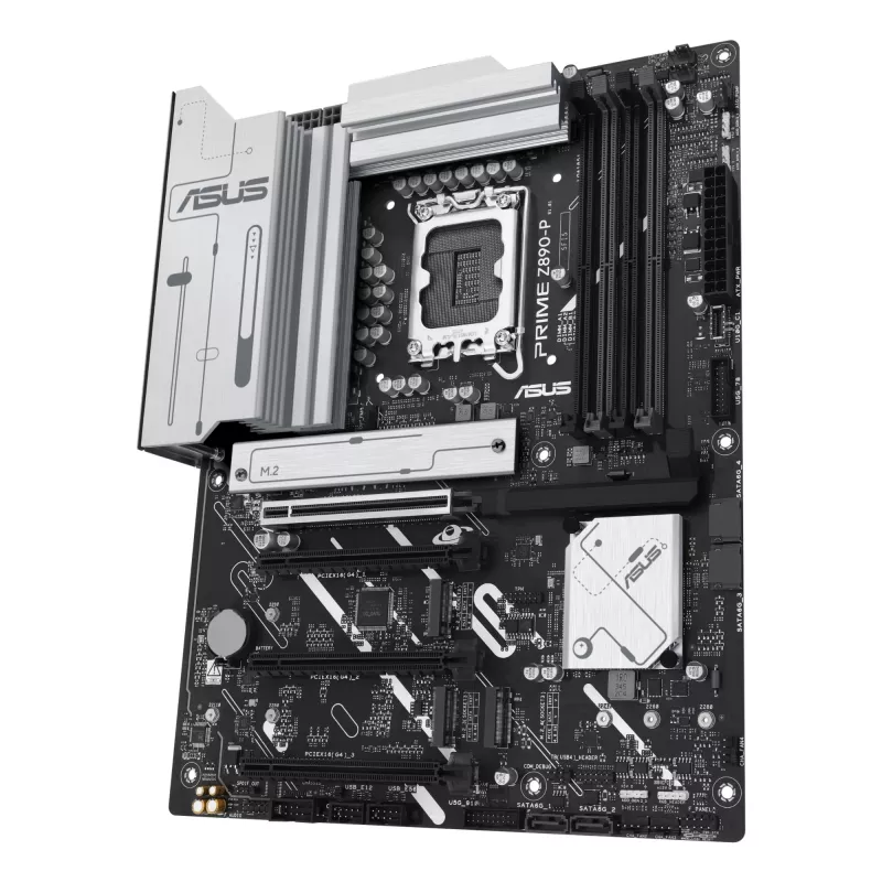 Motininė plokštė ASUS PRIME Z890-P — Intel Z890, LGA 1851, ATX, DDR5, 4x DIMM, 192GB, 4x M.2, 2.5Gb LAN, HDMI 2.1, 1x USB-C