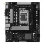 Motininė plokštė ASRock H810M-X WiFi — Intel H810, LGA 1851, microATX, DDR5, 2 DIMM, 128 GB, Wi‑Fi 5, 2,5 Gb LAN, M.2, SATA III