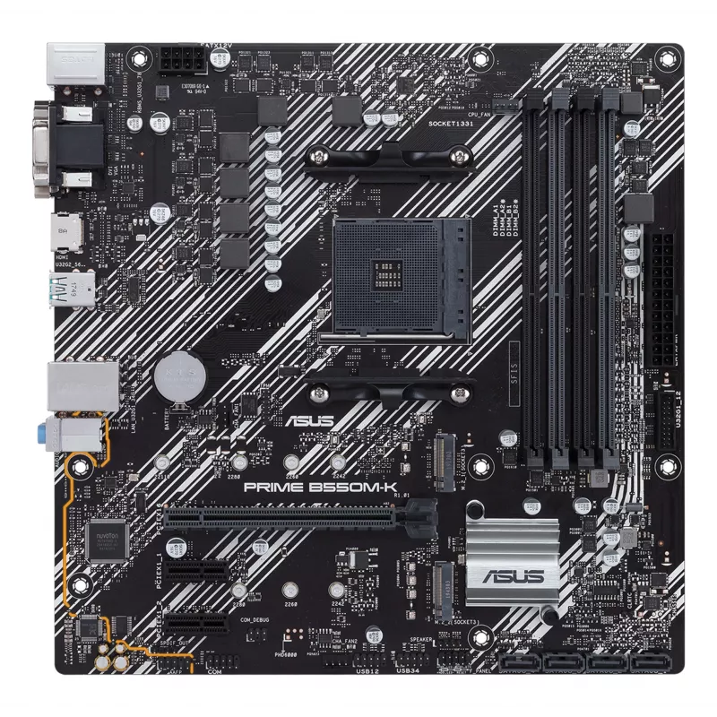 Motininė plokštė ASUS PRIME B550M-K AMD B550 Socket AM4 micro ATX