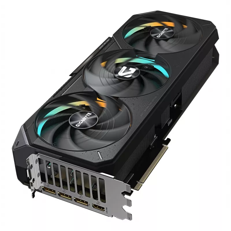 GIGABYTE GeForce RTX 5070 Ti GAMING OC 16G vaizdo plokštė – 16 GB GDDR7, 256 bitų, PCI-E 5.0, 2588 MHz šerdies dažnis, 3 x DP 2.1a, 1 x HDMI 2.1b, NVIDIA DLSS 4, GV-N507TGAMING OC-16GD