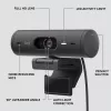 LOGITECH Brio 500 Full HD Webkamera Graphite