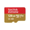 WESTERN DIGITAL Extreme Micro SDXC 128GB+SD adapteris 190MB/s 90MB/s A2 C10 V30 UHS-I U3