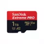 „MicroSDXC“ atminties kortelė „SANDISK Extreme PRO“ 1 TB UHS-I, skaitymo greitis 200 MB/s, rašymo greitis 140 MB/s, A2, U3, V30, 10 klasė