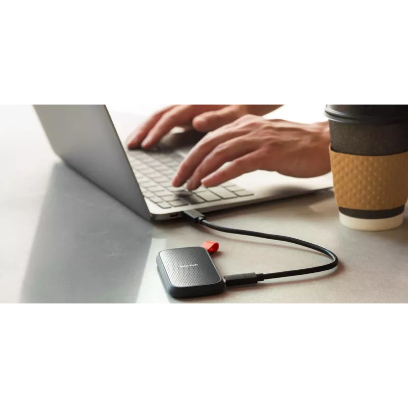 Išorinis kietojo kūno diskas SanDisk 1TB USB Type-C 3.2 Gen 2 SDSSDE30-1T00-G26