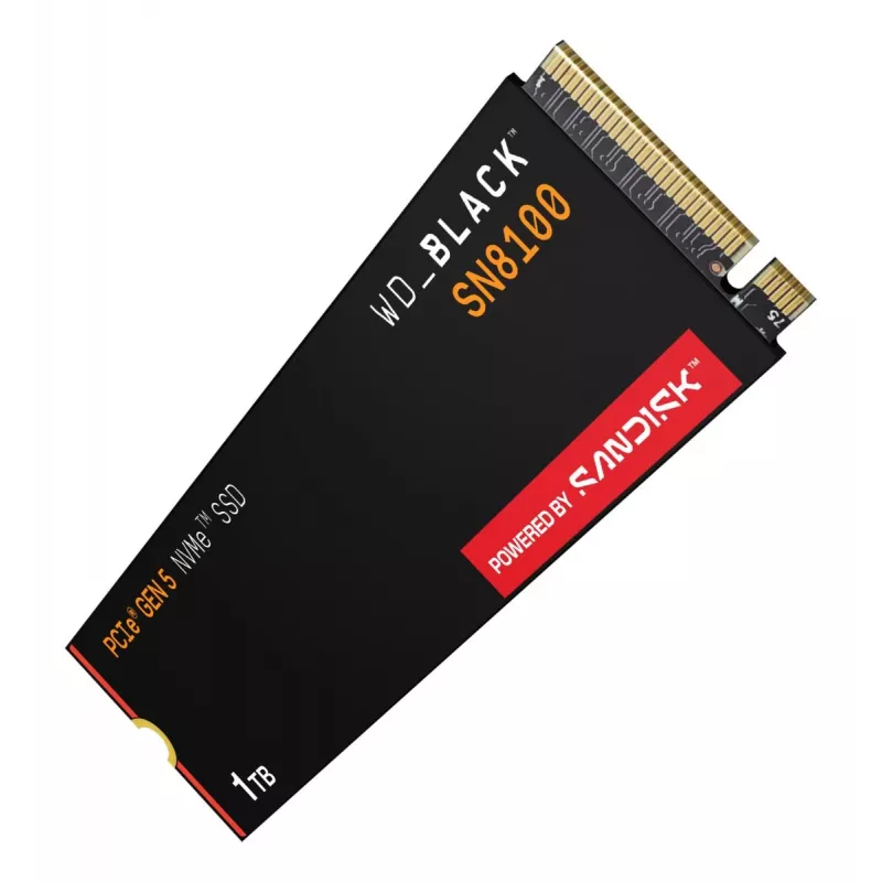 SSD disk Western Digital 1 TB M.2 PCI Express 5.0 Juoda SN8100