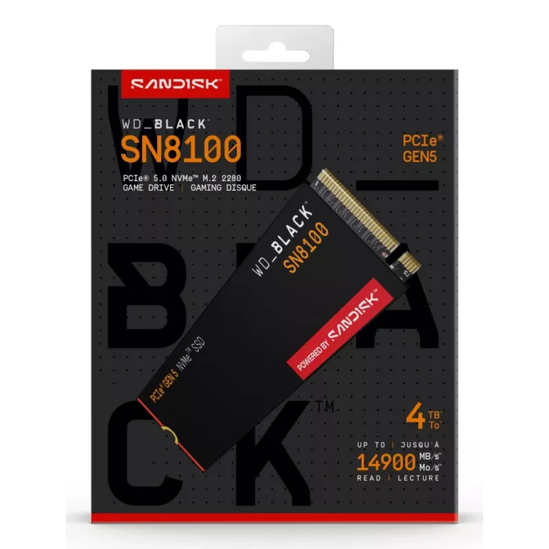 WESTERN DIGITAL SSD - WD_Juoda SN8100 - 4TB - M.2 2280