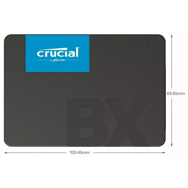 CRUCIAL BX500 240GB SSD, 2.5” 7mm, SATA 6 Gb/s, skaitymas/rašymas: 540 / 500 MB/s