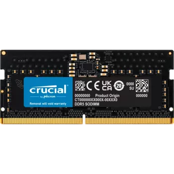MICRON / CRUCIAL atmintis 8 GB DDR5-4800 SODIMM (CT8G48C40S5)