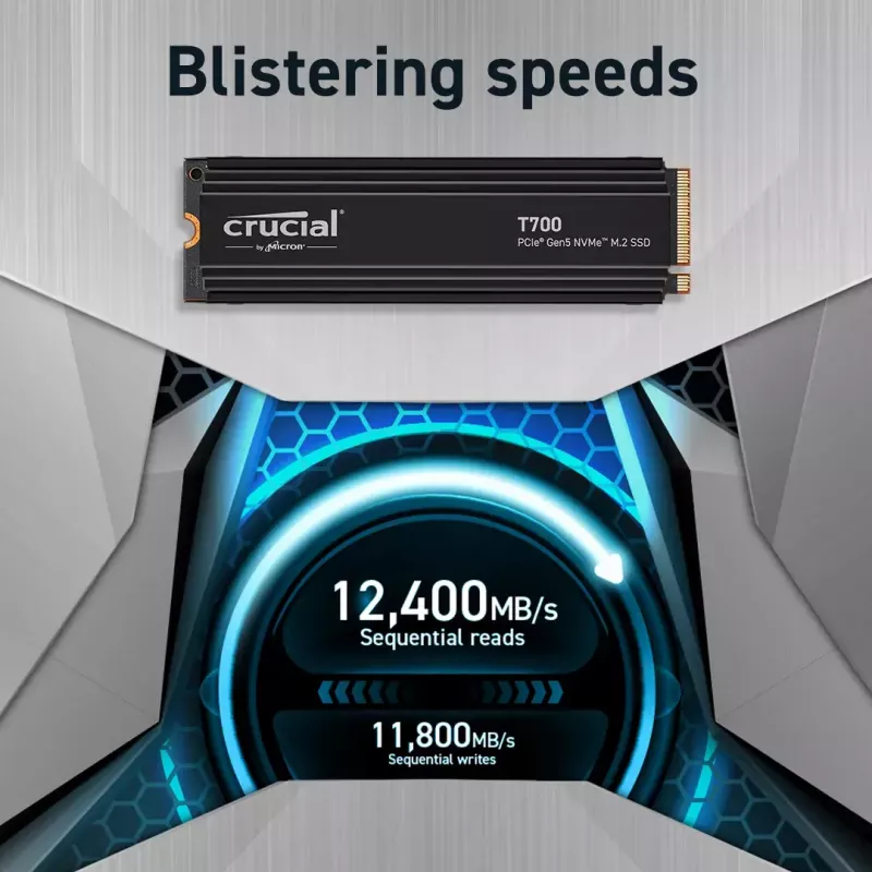 SSD diskas Crucial 2TB M.2 PCIe Gen5 CT2000T700SSD3