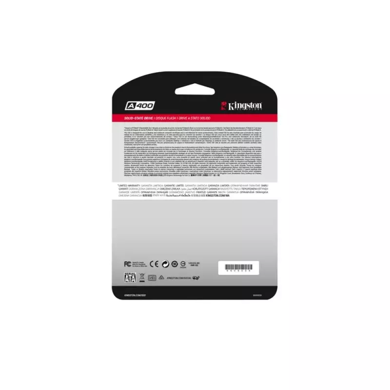 Kingston 240GB A400 SATA 3 2.5 colio vidinis SSD SA400S37/240G